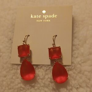 Kate Spade Pink Dangle Earrings